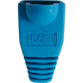 Vertical Cable 015-29BL-10 RJ45 PVC Slip On Boots For Cat 5E & Cat 6 - Blue - 10 Pack 015-29BL-10