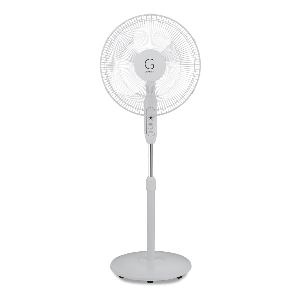 Genesis Oscillating Fan With 16in Stand and Remote, Black MPN:A2-STANDFAN
