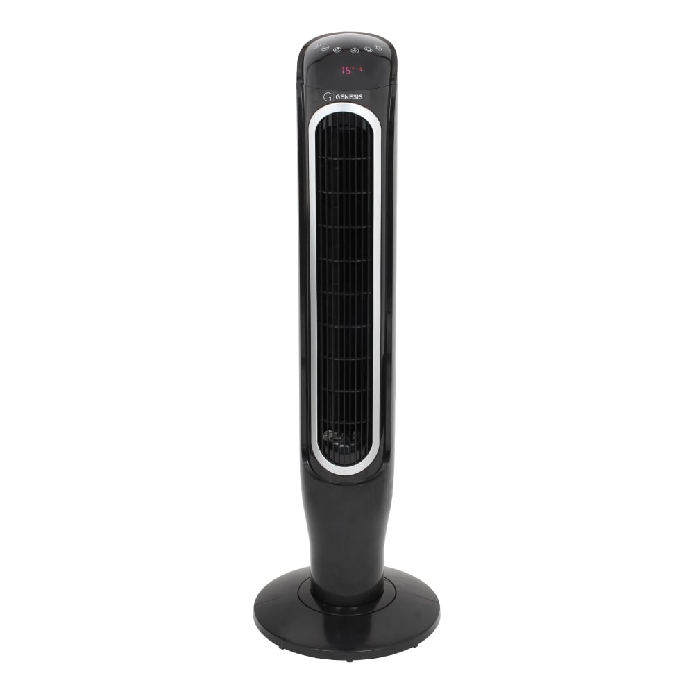 Genesis A2 Oscillating Tower Fan, 40inH x 13inW x 13inD, Black MPN:A2TOWERFAN360