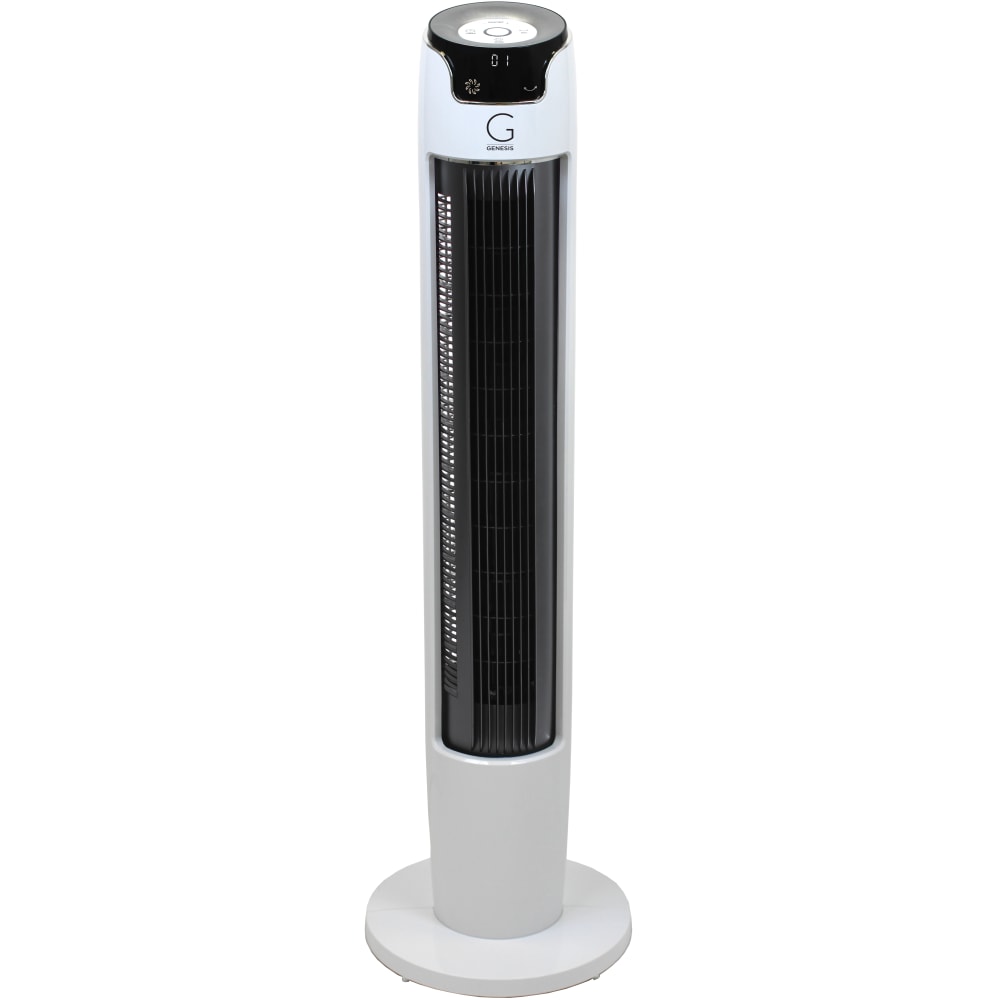 Genesis G5 Tower Fan, 43inH x 11inW x 10inD, White MPN:G5TOWERFAN