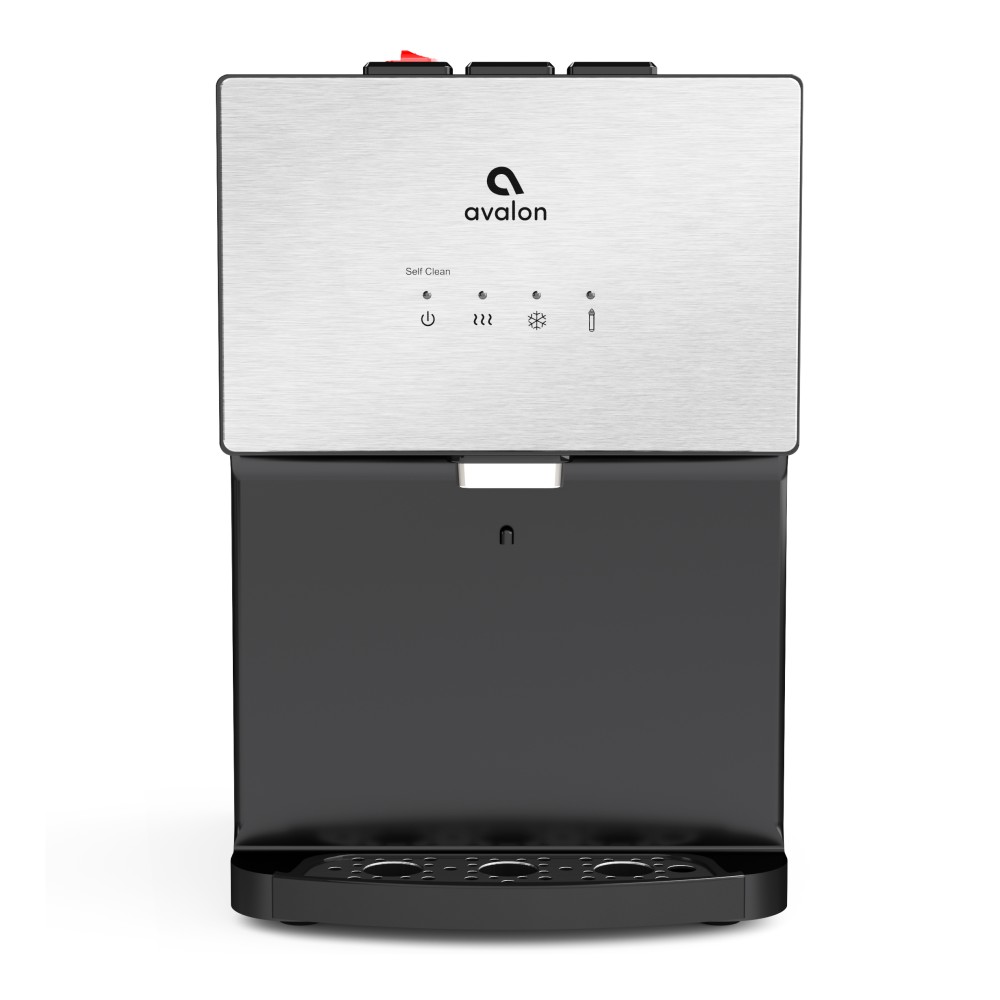 Avalon Premium 3 Temperature Self Cleaning Bottleless Countertop Water Cooler with Child Safety Lock- UL/Energy Star, Stainless Steel MPN:A12-CTPOU