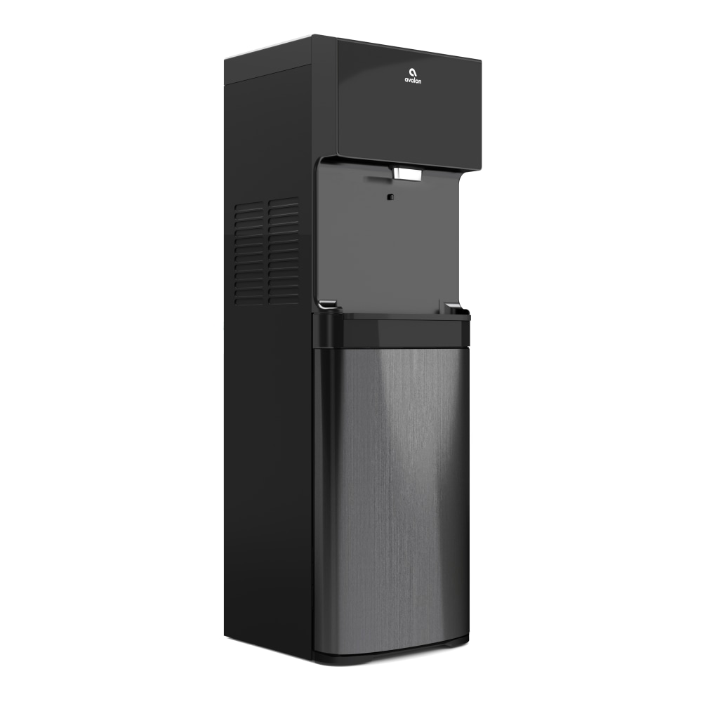 Avalon Electronic Hot/Cold Bottom-Loading Freestanding Water Cooler, 41inH x 12inW x 13inD, Black MPN:A14BLK