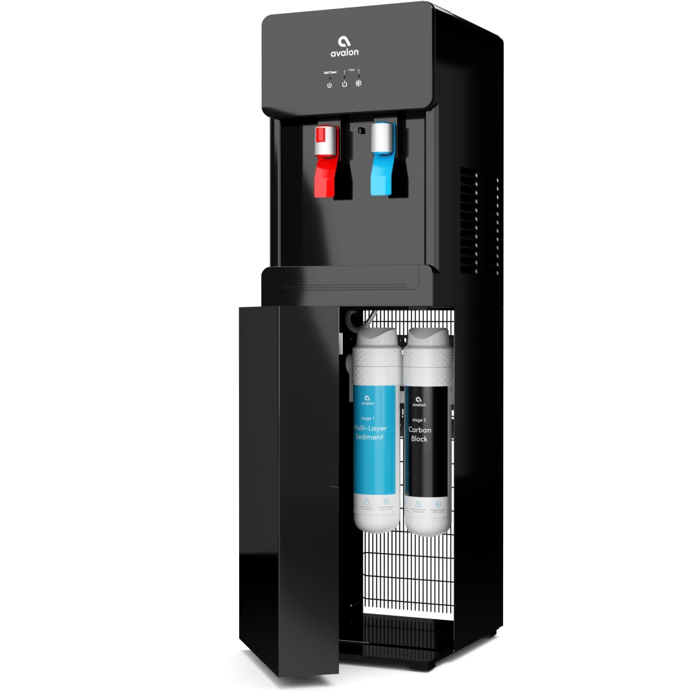Avalon Self Cleaning Bottleless Water Cooler Dispenser - Hot & Cold Water, Child Safety Lock, Innovative Slim Design - UL/Energy Star Approved- Black MPN:A7BOTTLELESSBLK