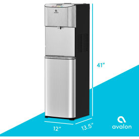 Avalon A13 Self Cleaning Electric Bottleless Water Cooler Dispenser 2 Stage Filter Silver 811691024851