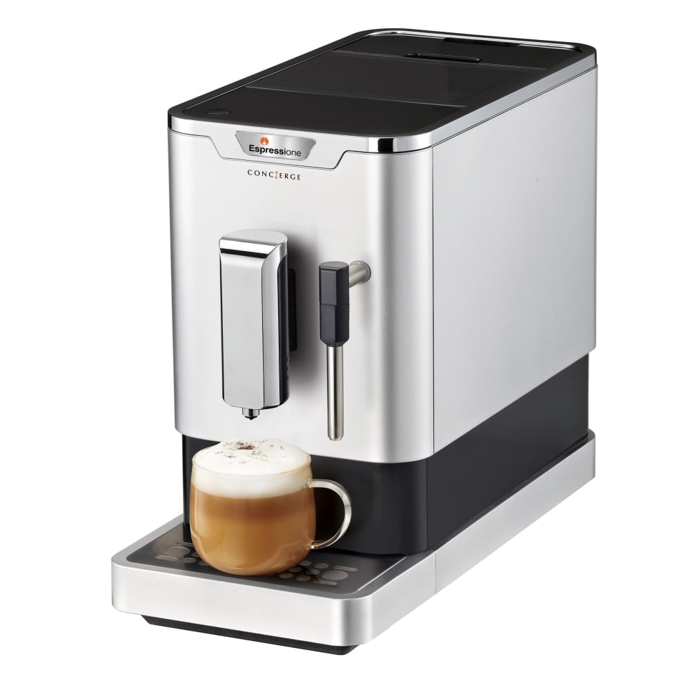 Espressione Concierge 2-Cup Fully Automatic Bean-To-Cup Espresso Machine, Silver MPN:8212S