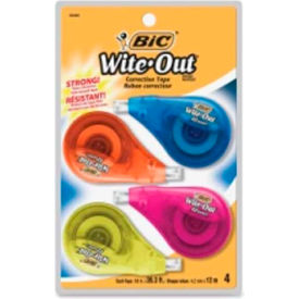 BIC® Wite-Out EZ Correct Correction Tape Non-Refillable Assorted Colors 0.17