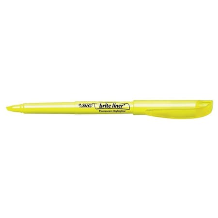 Highlighter, Fluorescent Yellow, PK12 MPN:BICBL11YW