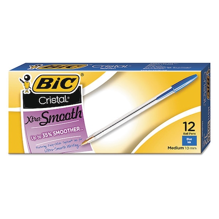 Stick Ballpoint Pen, Medium 1.0 mm, Blue PK12 MPN:BICMS11BE