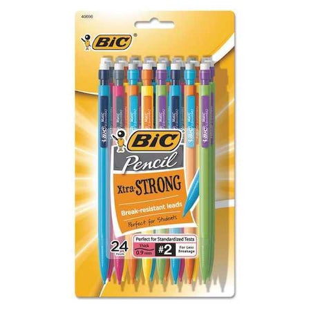 Mechanical Pencil, 0.9mm, Asst Barrel, PK24 MPN:MPLWP241