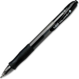 Bic® Velocity Rollerball Retractable Gel Pen 0.7mm Black Ink Dozen RLC11BK