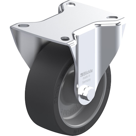 Rgd Plate Caster, Silicone, 4