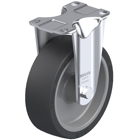 Rigid Plate Caster, Silicone, 5