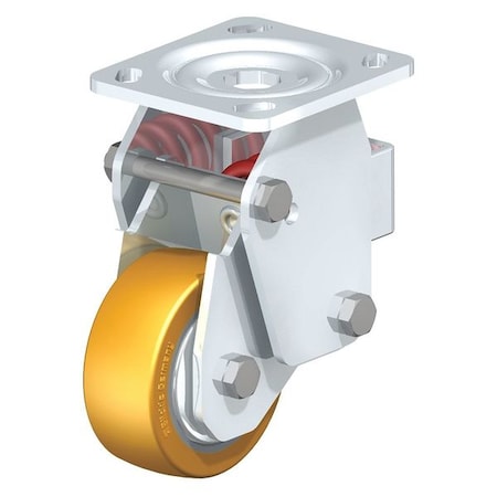 Rigid Plate Caster, PU, 4