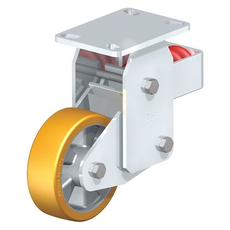 Rigid Plate Caster, PU, 6