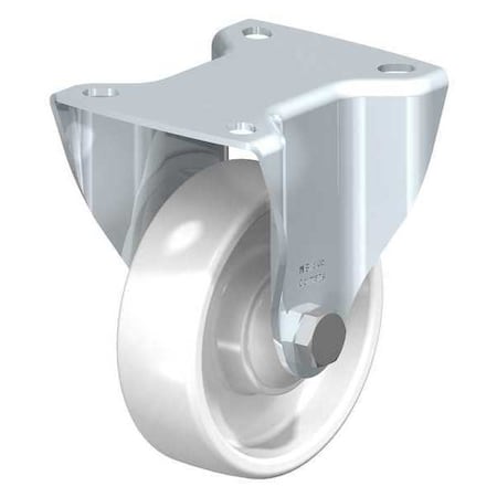 Rigid Plte Castr, White Nyln, 4