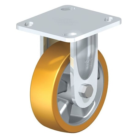 Rigid Plate Caster, PU, 4