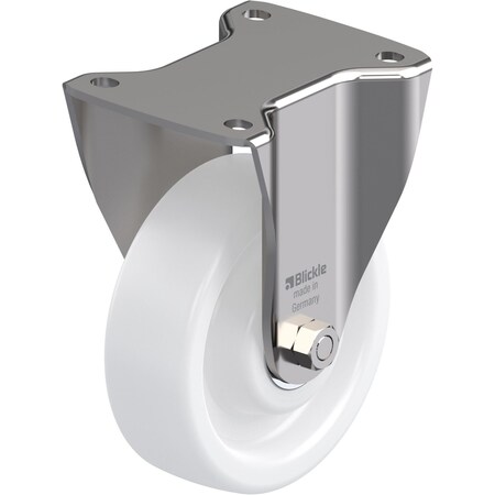 Rgd Plate Caster, Nylon, 5-7/8