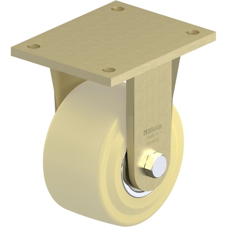 Rgd Plate Caster, Nylon, 5-7/8