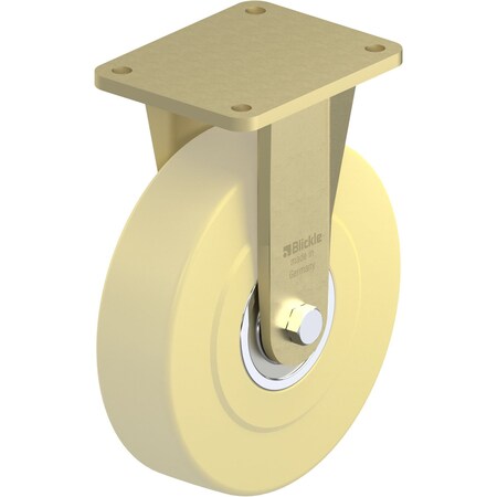 Rgd Plate Caster, Nyln, 9-7/8