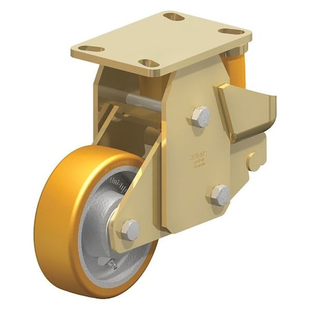 Rigid Plate Caster, PU, 6