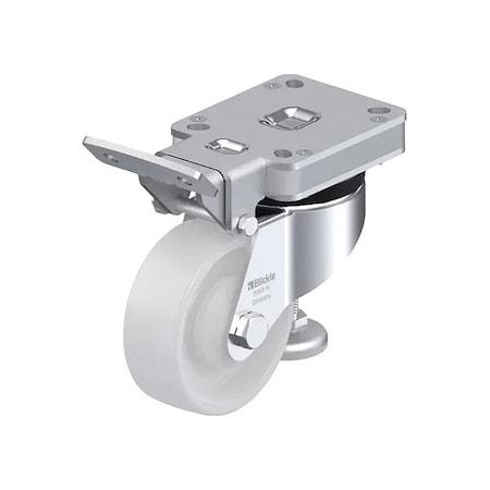 PlateCaster, Swivel, Polyurethane, 5 9/16