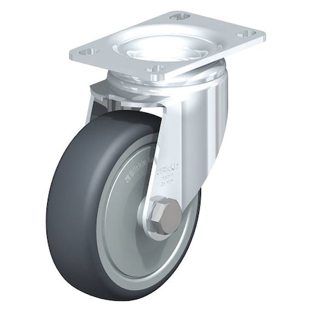 Swivel Plate Caster, TPR, 4