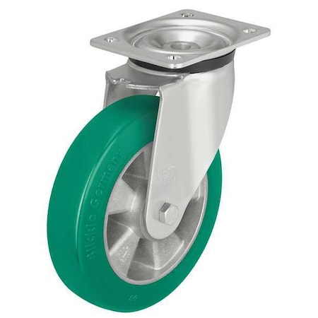 Swivel Plate Caster, PU, 8