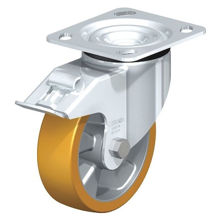 Swivel Plate Caster, PU, 6