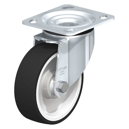 Swivel Plate Caster, PU, 6