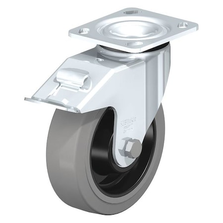 Swivel Plate Cstr, Solid Rbbr, 6-5/16