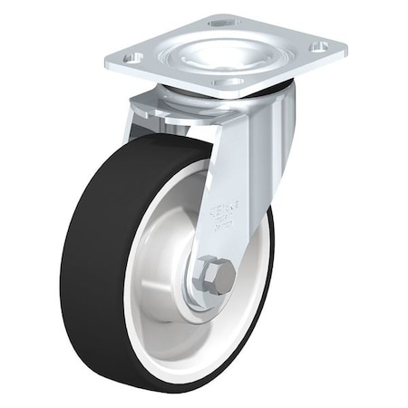 Swivel Plate Caster, PU, 8
