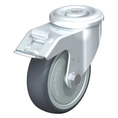 Kingpin Swivel Caster, TPR, 4