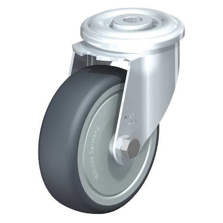 Kingpin Swivel Caster, TPR, 3-1/8