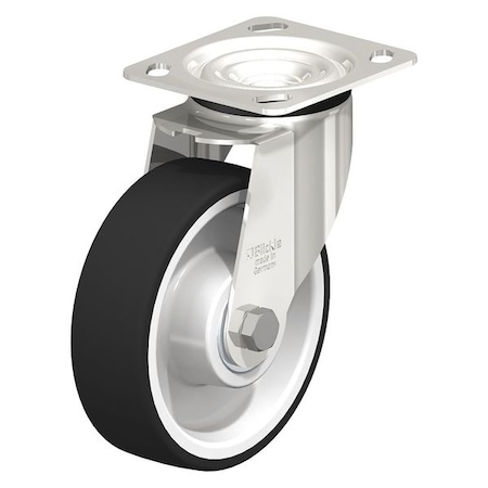 Swivel Plate Caster, PU, 6
