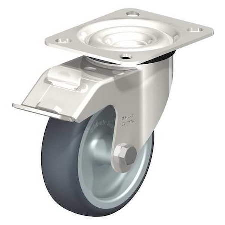 Swivel Plate Cstr, TPR Rubber, 4