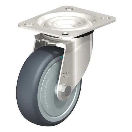 Swivel Plate Cstr, TPR Rubber, 4