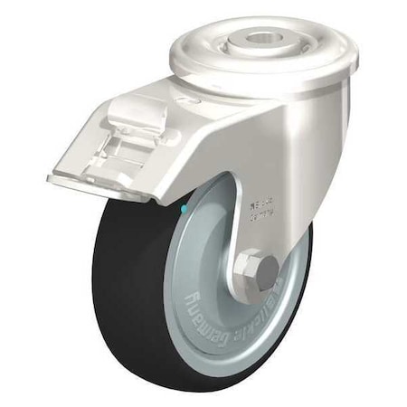 SS, Kingpin Swivel Caster, PU, 4