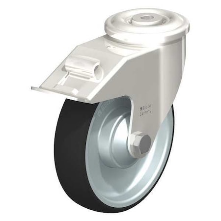 SS, Kingpin Swivel Caster, PU, 8