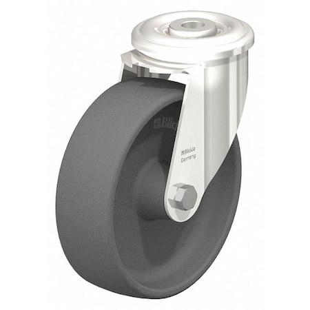 SS, Kingpin Swivel Caster, Nyln, 4