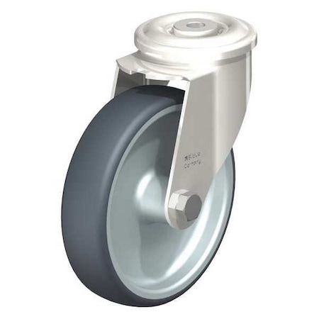 SS, Kingpin Swivel Caster, TPR, 8