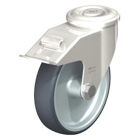 SS, Kingpin Swivel Caster, TPR, 8