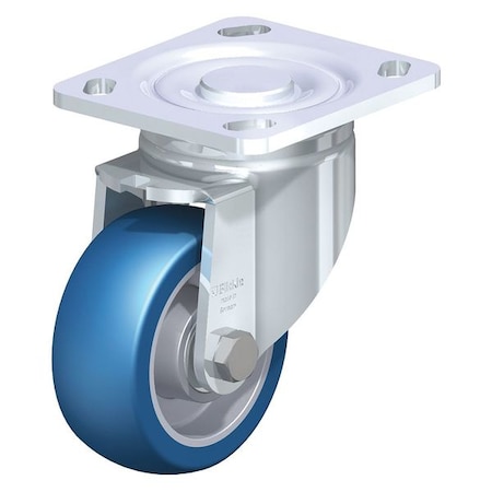 Swivel Plate Caster, PU, 4