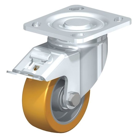 Swivel Plate Caster, PU, 5