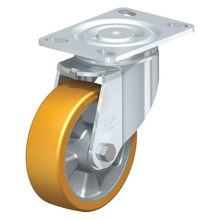 Swivel Plate Caster, PU, 6