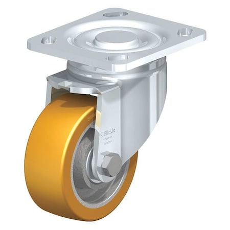 Swivel Plate Caster, PU, 4