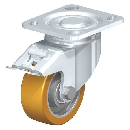 Swivel Plate Caster, PU, 5