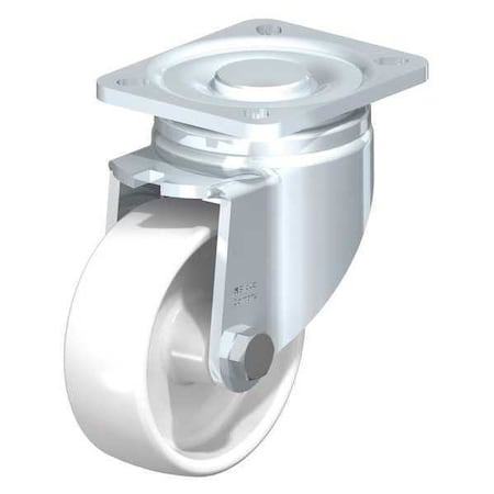 Swivl Plate Cstr, White Nylon, 4