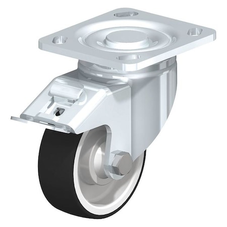 Swivel Plate Caster, PU, 4