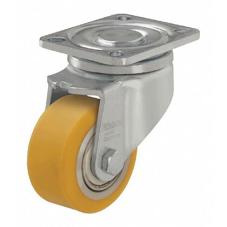 Swvl Plate Caster, Poly, 2-3/8