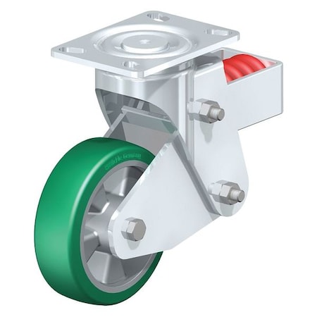 Swivel Plate Caster, PU, 6